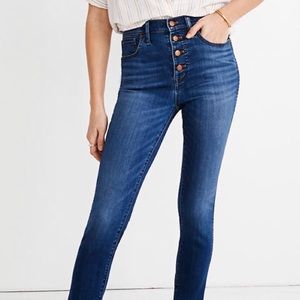 Madewell 9” High Riser Skinny Skinny Size 27